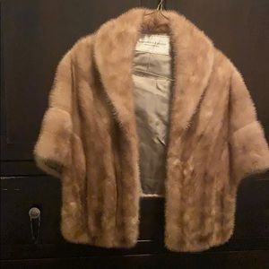 Woodward & Lothrop Fur cover up!!